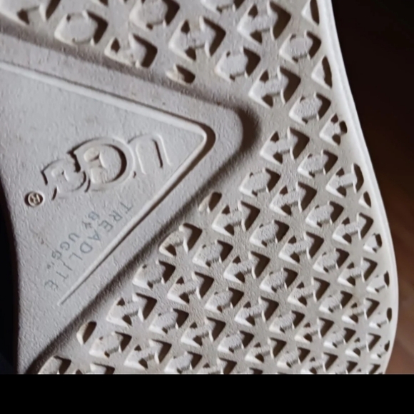 UGG Blue and Tan Patterned Sneakers - Picture 5 of 6